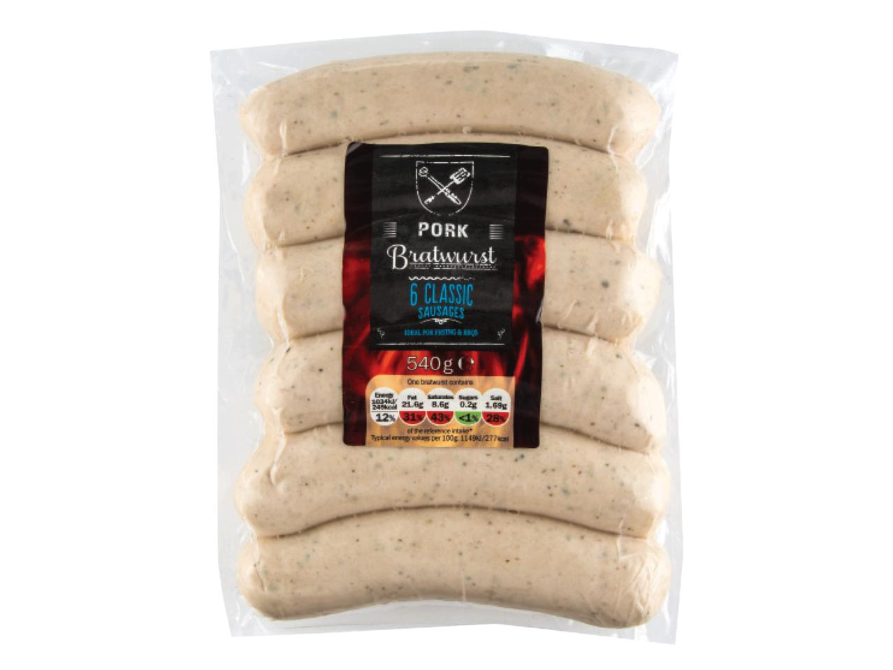 GRILLMEISTER Classic Pork Sausages