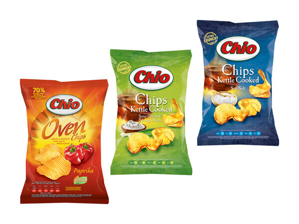 Oven chips/kettle chips Chio