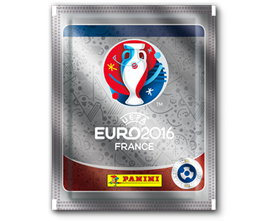 PANINI / UEFA EURO 2016TM Päckli mit 5 Sticker