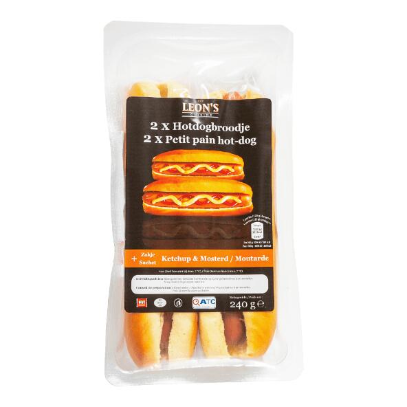 Petit pain hot-dog ou petit pain fricandelle, 2 pcs