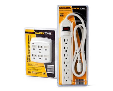WORKZONE 6 Outlet Surge Protector Assortment