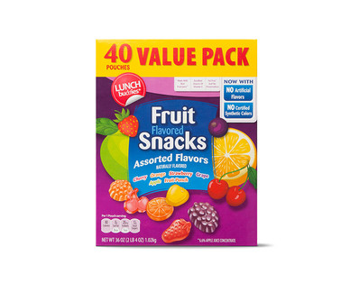 Lunch Buddies 40-Pouch Value Pack Fruit Snacks