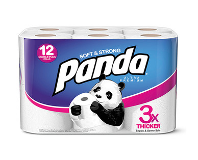 Panda 12 Double Roll Bath Tissue