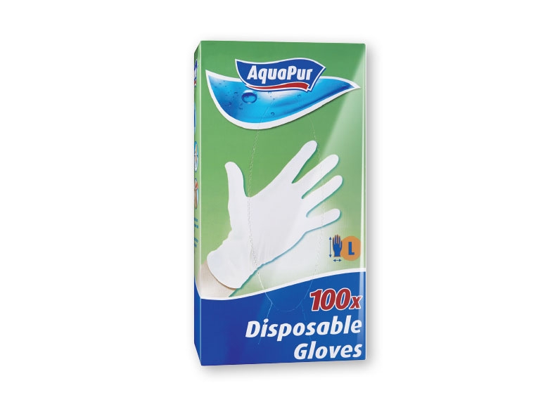 AQUAPUR Disposable Latex Gloves