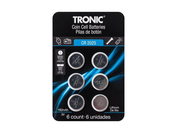 TRONIC(R) Knapcellebatterier
