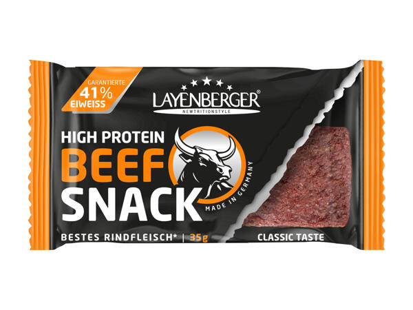 Snack al manzo ad alto contenuto proteico Layenberger