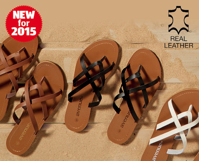 Ladies' Leather Summer Sandals