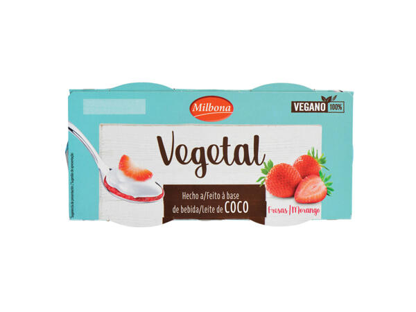Milbona(R) Iogurte Vegetal com Leite de Coco Fermentado