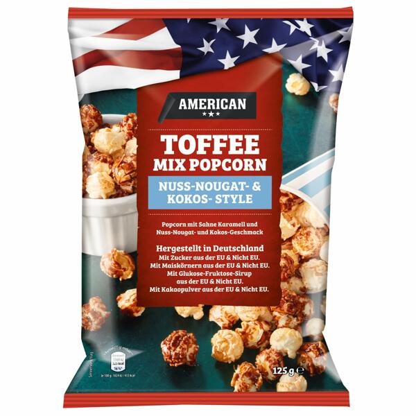 AMERICAN Toffee Mix Popcorn 125 g*