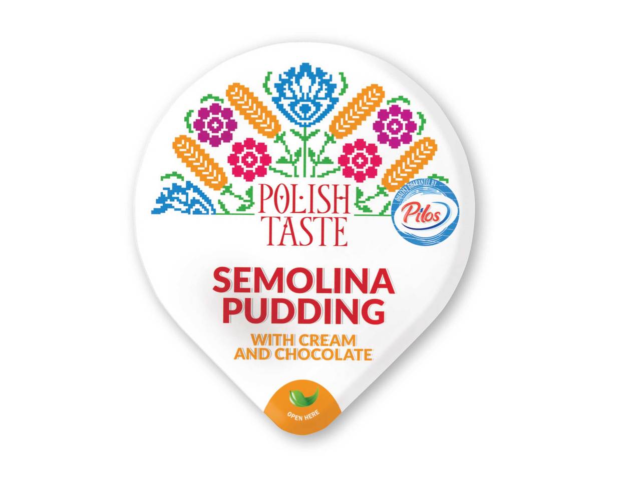 OLISH TASTE Semolina Pudding with Cream & Chocolate