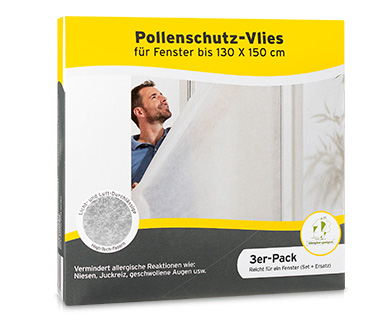Fliegengitter oder Pollenschutz-Vlies für Fenster