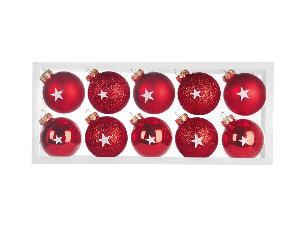 Melinera Glass Christmas Tree Baubles1