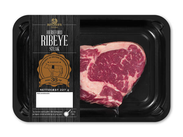 BUTCHER'S SELECTION Hereford Ribeye- eller Sirloin steak