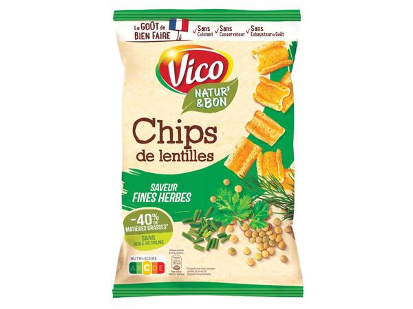 Vico chips de lentilles fines herbes
