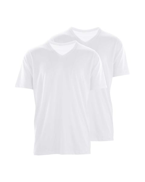 Avenue White V-neck T-shirt 2-Pack