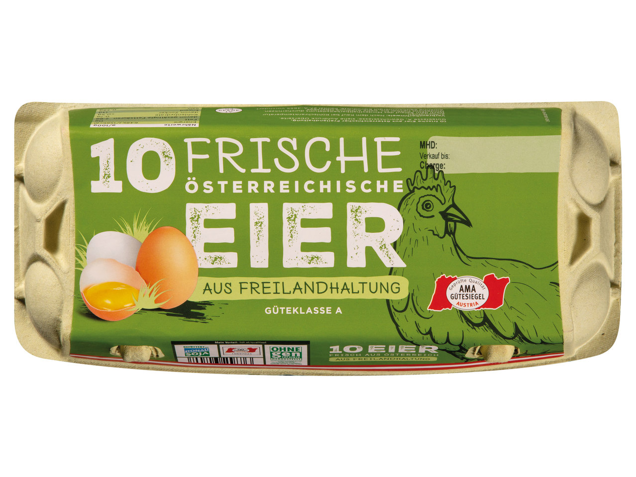 Österreichische Eier aus Freilandhaltung