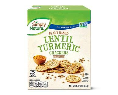 Simply Nature 
 Lentil Turmeric Crackers
