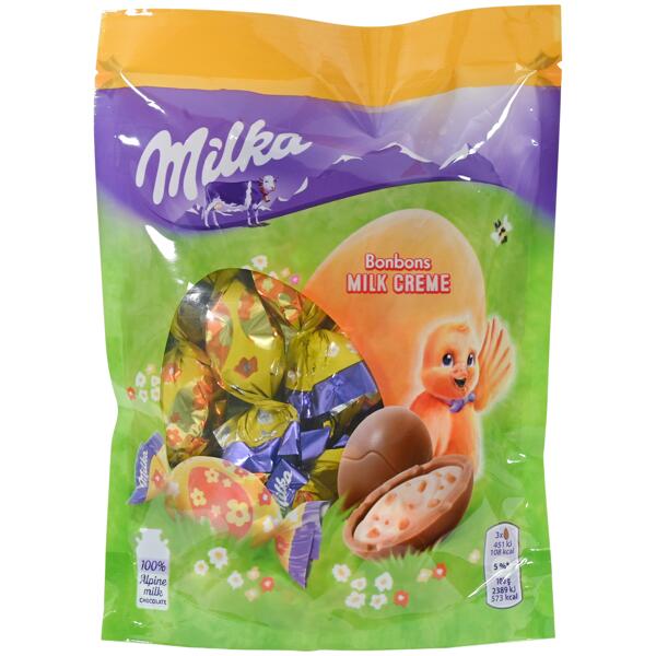 Œufs de Pâques en chocolat Milka