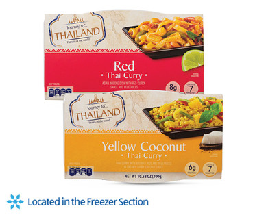 Journey to Thailand Red Curry or Yellow Coconut Curry