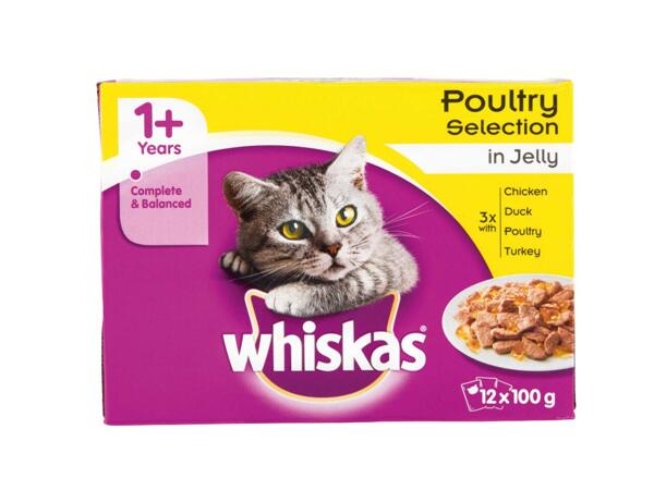 Whiskas 12 Pouch Poultry Selection in Jelly