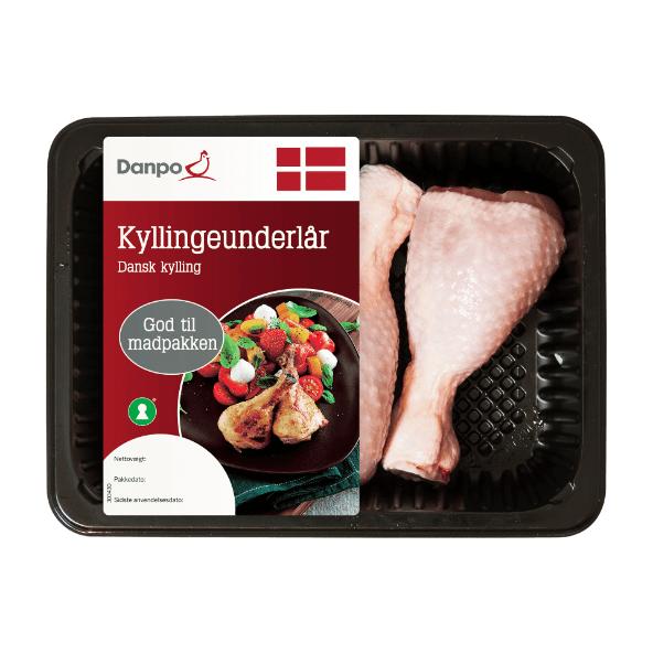Danske kyllingeunderlår