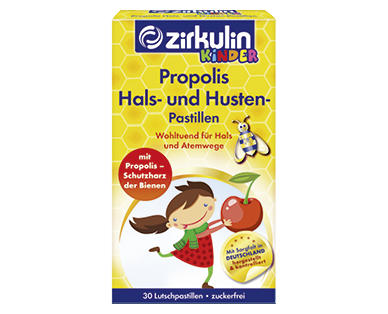ZIRKULIN KINDER Propolis Hals- und Husten-Pastillen KINDER1/2