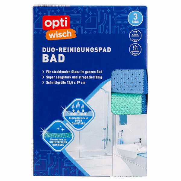 OPTIWISCH Duo-Reinigungspads 3er-Packung