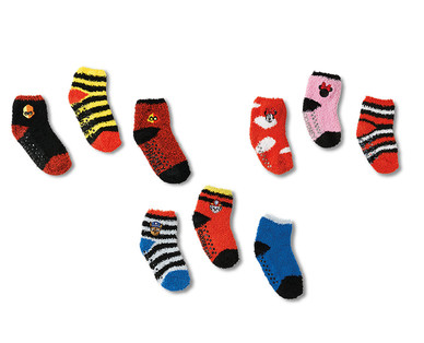 Licensed Children's 3-Pack Fuzzy Socks