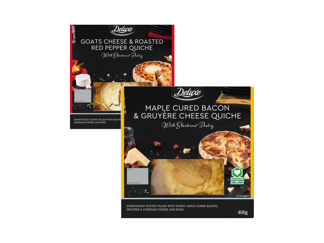 Maple Cured Bacon & Gruyere Cheese Quiche