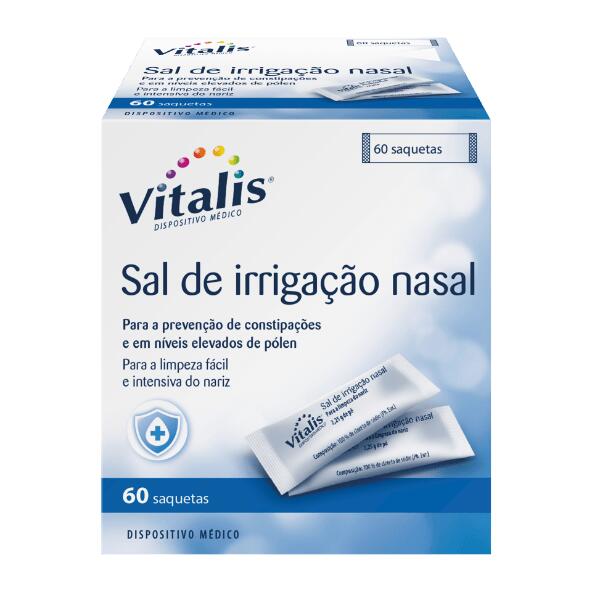 Vitalis(R) 				Kit/ Sal de Irrigação Nasal
