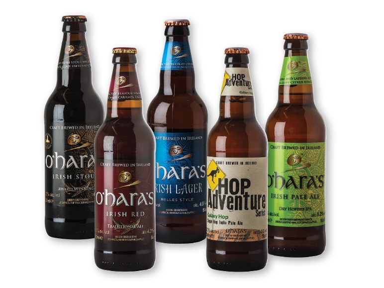 O'HARAS(R) Irish Stout/Red Ale/ Lager/Hop Adventure Series/Pale Ale