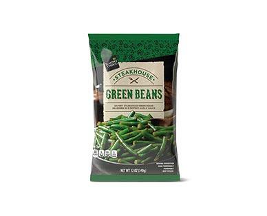 Season's Choice Steakhouse Whole Green Beans or Kung Pao Broccoli