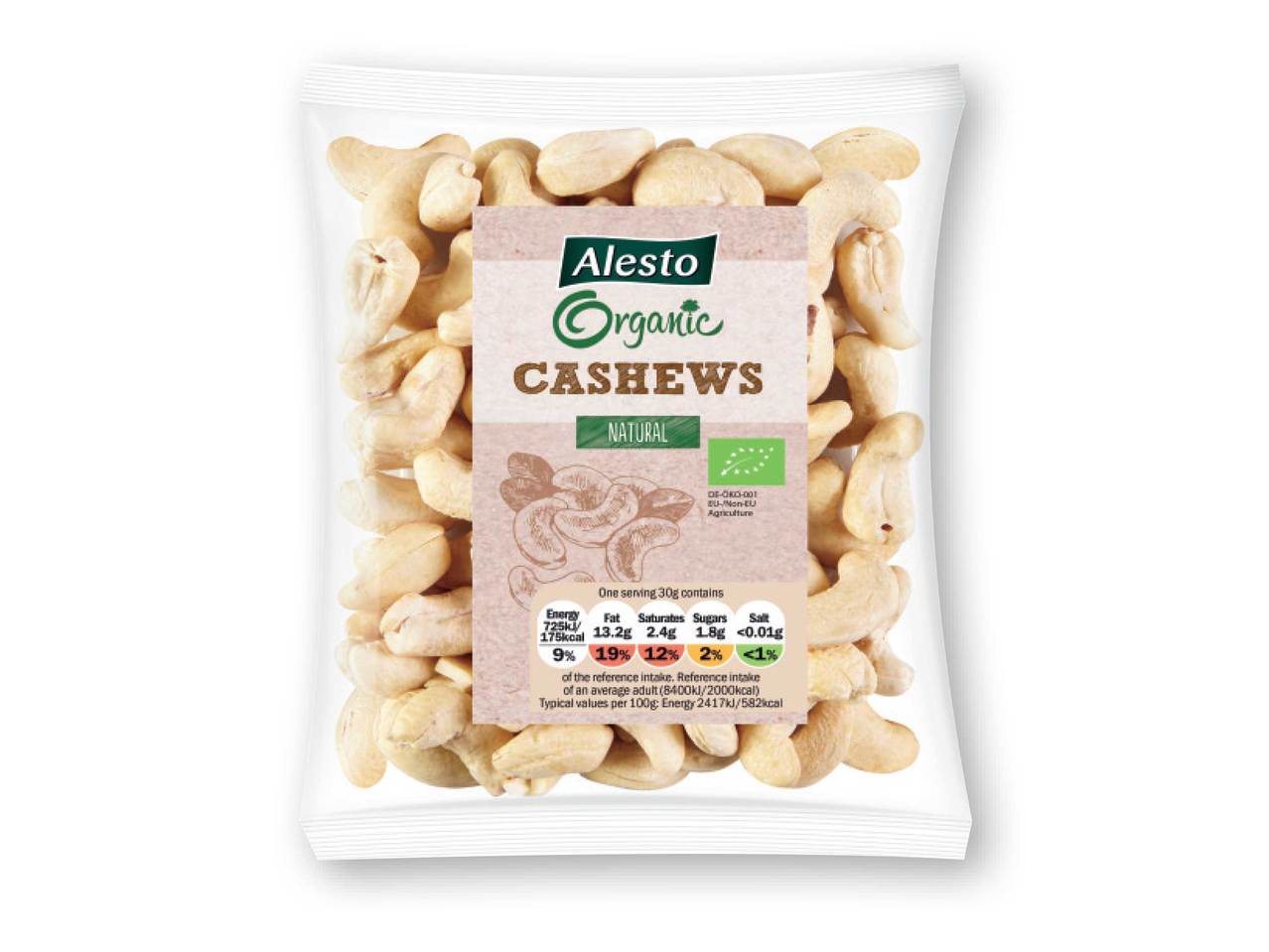 ALESTO Organic Cashew Nuts
