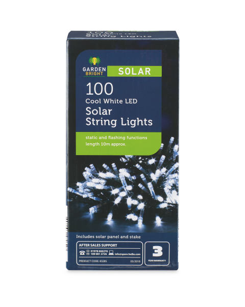 100 Garden LED Solar String Lights