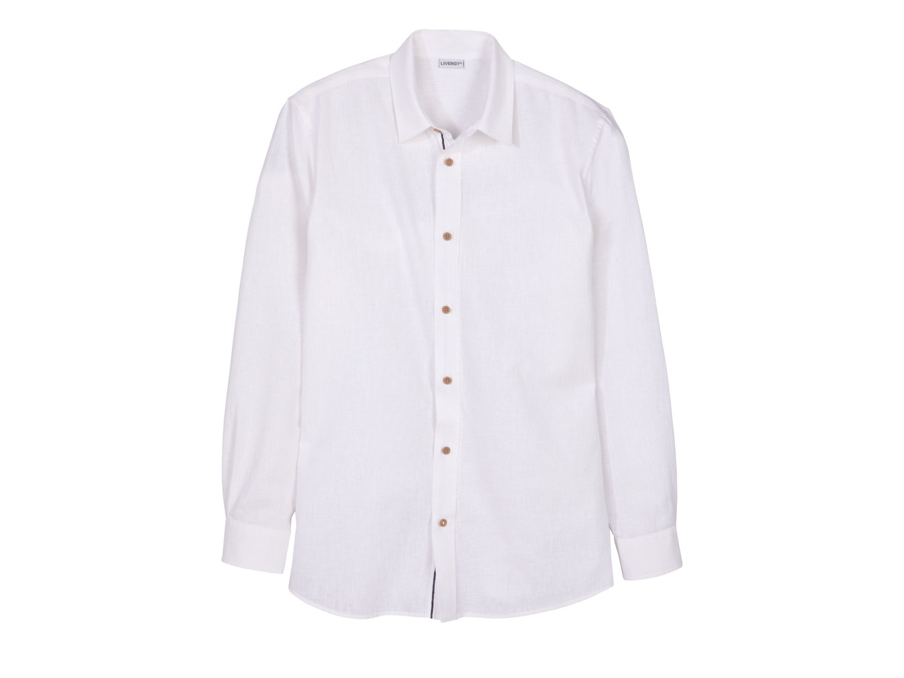 Men's Linen-Blend Casual Shirt