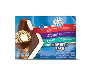 Sundae Shoppe Ice Cream Novelty Variety Pack