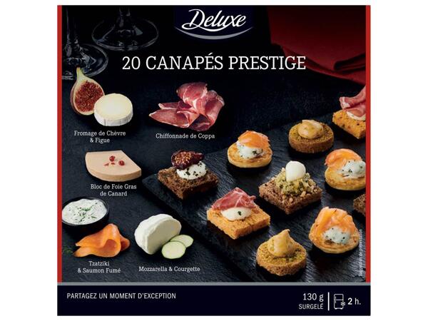 20 canapés prestige