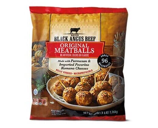 Black Angus Premium Beef Meatballs Original or Italian