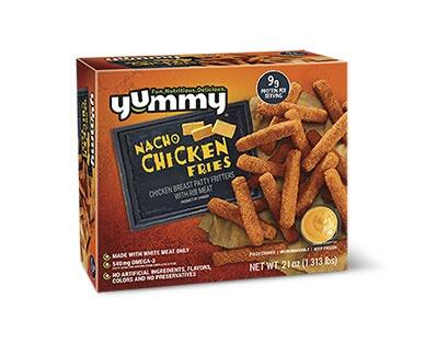 Yummy Chicken Nacho Fries or Meatless Nuggets