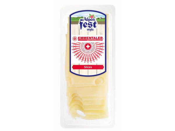 Fromage suisse en tranches