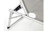 Chaise longue en aluminium