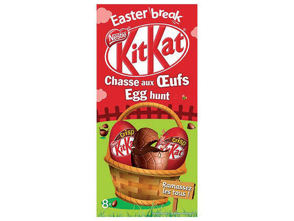 Œufs en chocolat Smarties, KitKat ou Galak