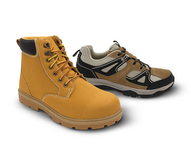 Adventuridge Men's Low-Cut Hiker or Steel-Toe Work Boots
