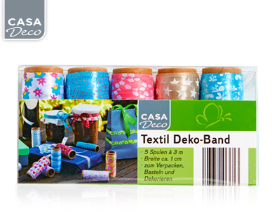 CASA Deco Textil Deko-Band