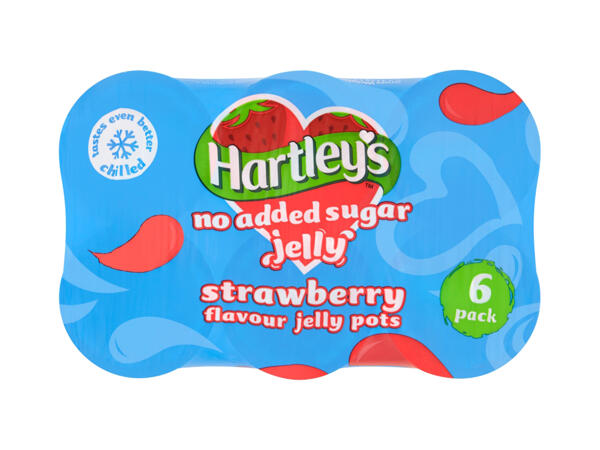 Hartley's Ready to Eat Jelly Pots No Added Sugar