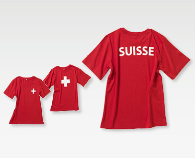 Maglietta con la croce svizzera