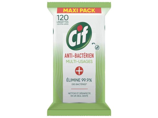 CIF lingettes antibactériennes