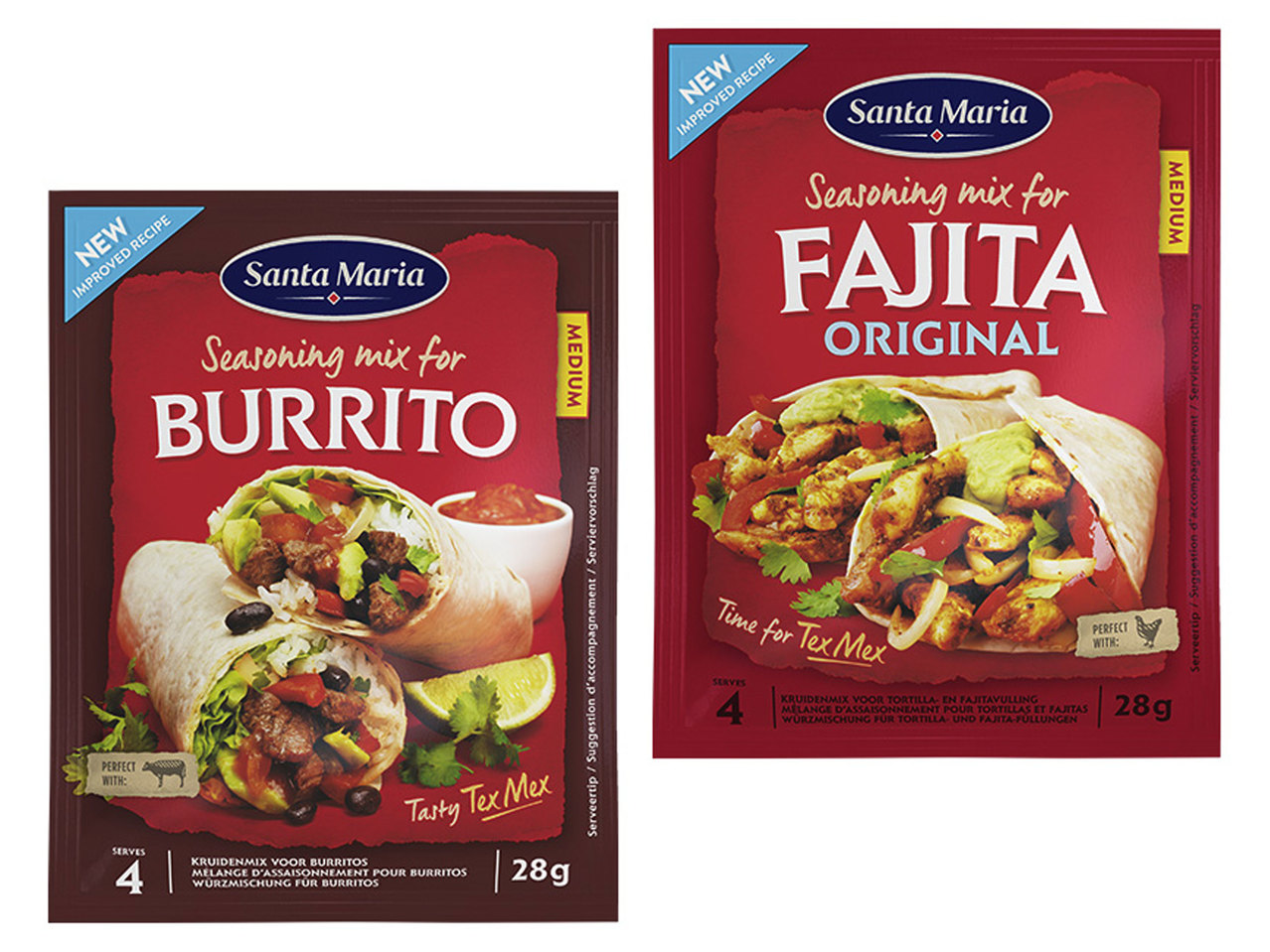 SANTA MARIA Gewürzmischung Taco, Fajita oder Burrito