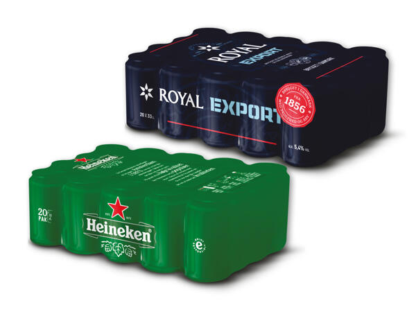 Heineken eller Royal Export