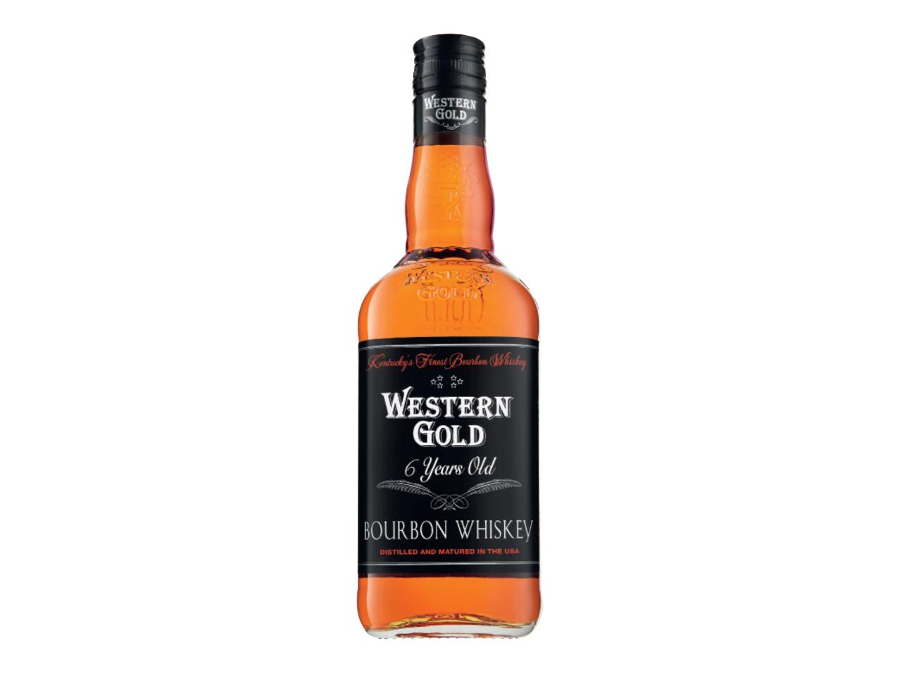 WESTERN GOLD 6 Year Old Bourbon Whiskey